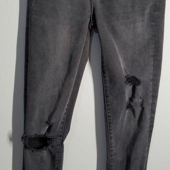 Abercrombie & Fitch size 0L size 25 faded black Simone high rise super s… - Picture 10 of 14